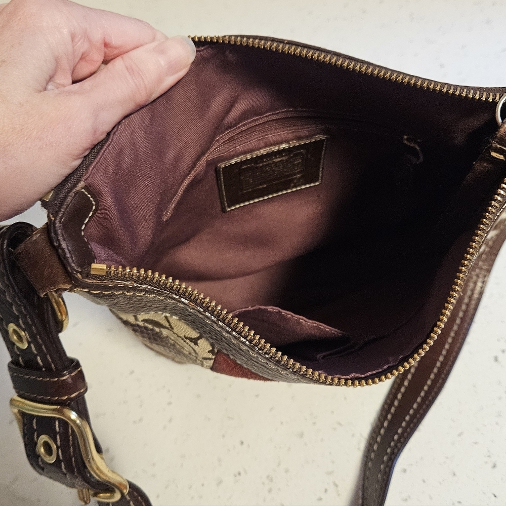 Y2k Coach Patchwork Crossbody Purse - Picture 9 of 10